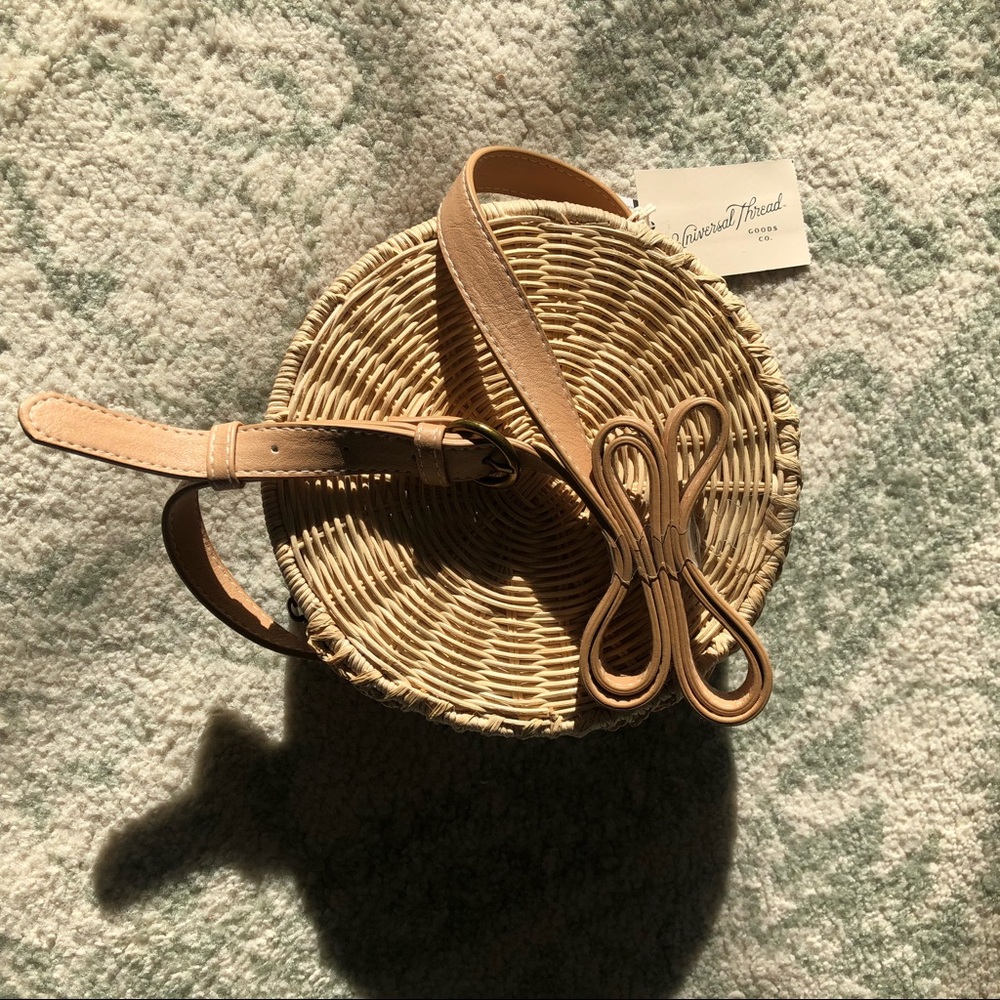 COPY - Rattan Straw Cicle Tote Handbag - Universal Thread